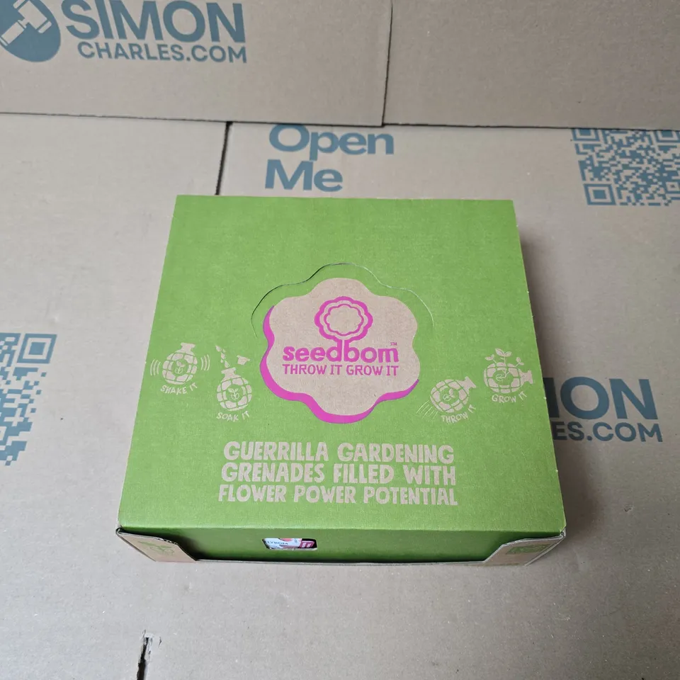 SEEDBOM GUERRILLA GARDENING GRENADES – SEED BOMBS, 16-PACK