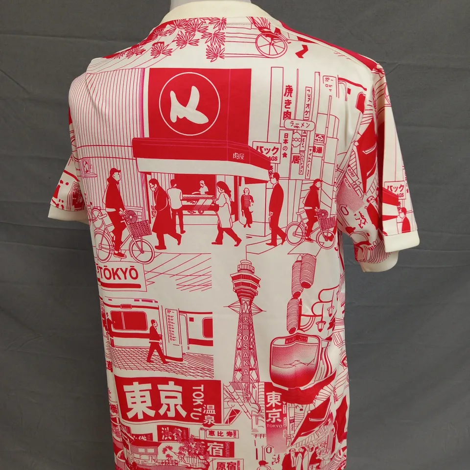 ADIDAS JAPAN FOOTBALL SHIRT - SMALL
