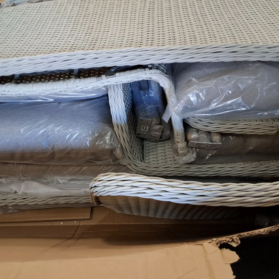 COTSWOLD OUTDOOR SOFA SET IN GREY - 1 BOX