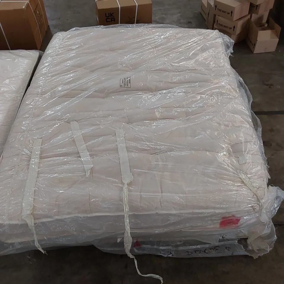QUALITY BAGGED 5' KING SIZE POCKET MEMORY MATTRESS