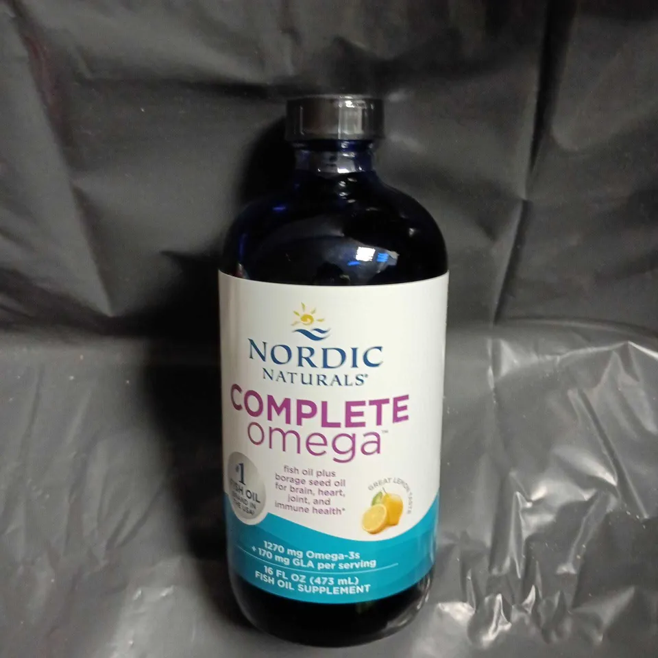 NORDIC NATURALS COMPLETE OMEGA FISH OIL SUPPLEMENT – 16 FL OZ (473 ML) BOTTLE