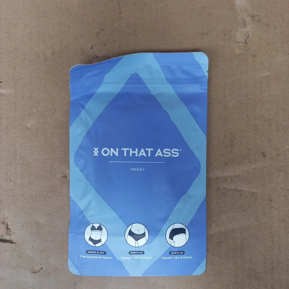 ON THAT ASS HAILEY HIPSTER WOMENS UNDERWEAR SIZE LARGE