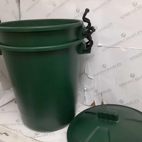 STE OF 2 GREEN BINS