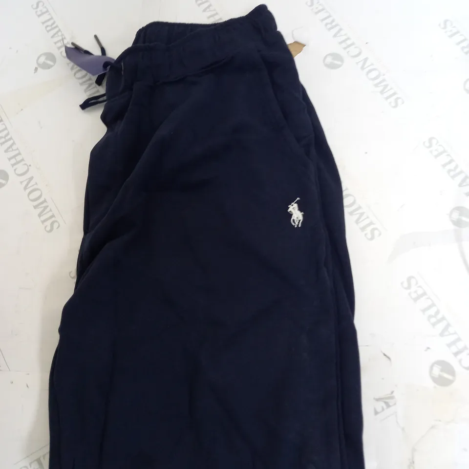 POLO RALPH LAUREN NAVY TRACKSUIT BOTTOMS SIZE L