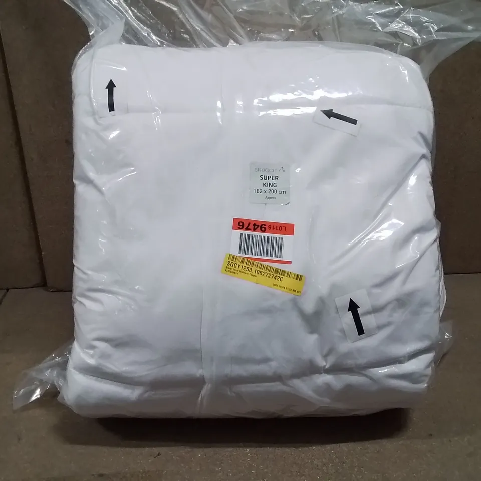 BAGGED SUPER KINGSIZE 10CM MATTRESS TOPPER 