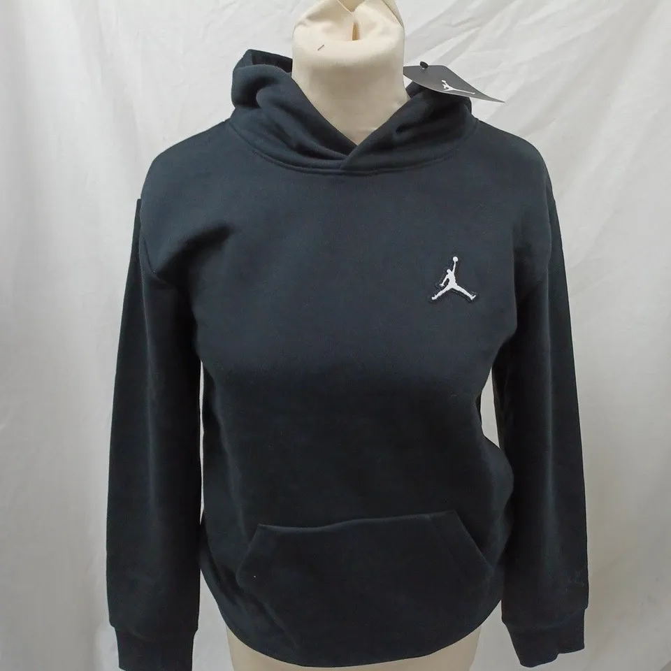 JORDAN BLACK TRACKSUIT HOODIE - AGES 11-12