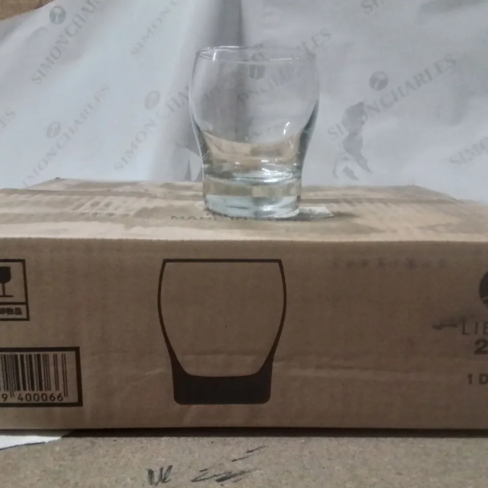 BOXED LIBBEY DOUBLE OLD FASHIONED GLASS APPROXIMATELY 12