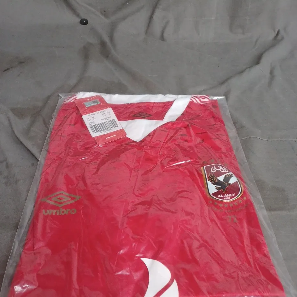 AL AHLY HOME JERSEY SIZE XL