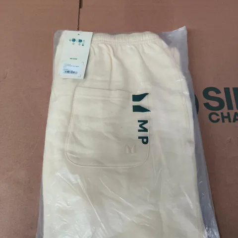 MP WOMEN'S LIFESTYLE STRAIGHT LEG JOGGERS – BUTTER – UK SIZE M
