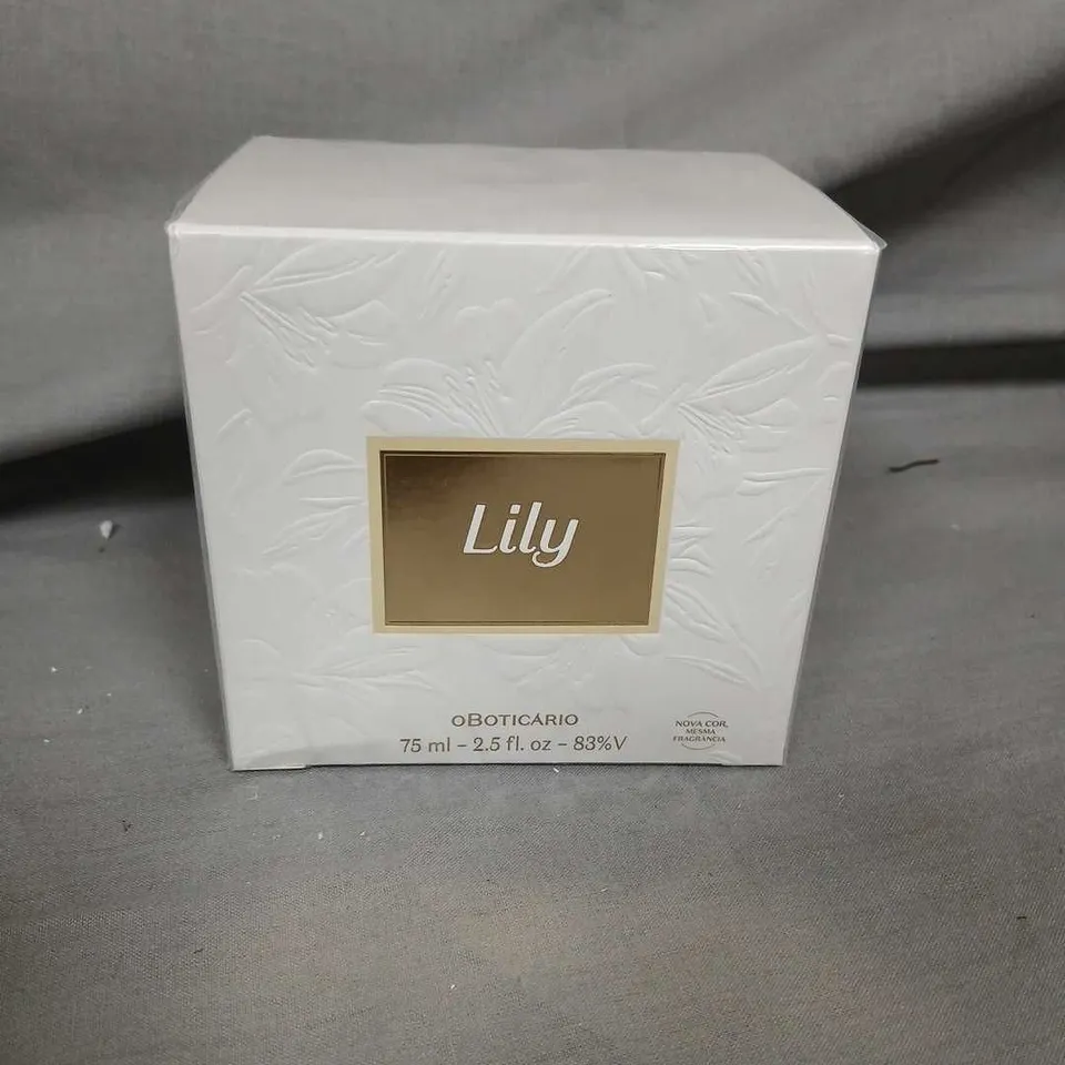 BOXED AND SEALED LILY EAU DE PARFUM 75ML