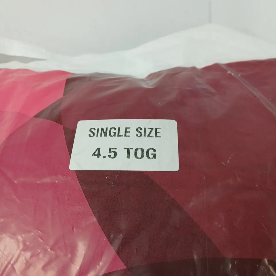 COSYNIGHTS EASY CARE DUVET – SINGLE, 4.5 TOG