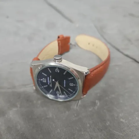 BEN SHERMAN WRISTWATCH – BLUE DIAL, TAN LEATHER STRAP