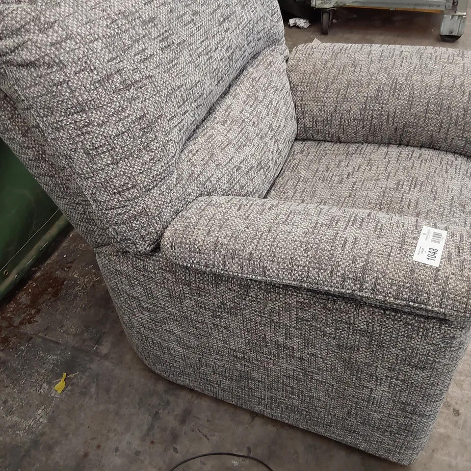 QUALITY BRITISH DESIGNER G PLAN CHADWICK ARMCHAIR REMCO SLATE FABRIC 