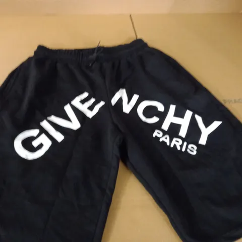 GIVENCHY BLACK SHORTS - XXL