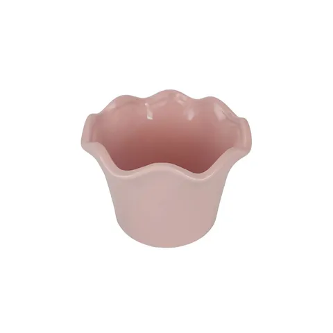 GARDEN STORIES SORBET COLLECTION LARGE 21CM CERAMIC SCALLOPED PLANTER