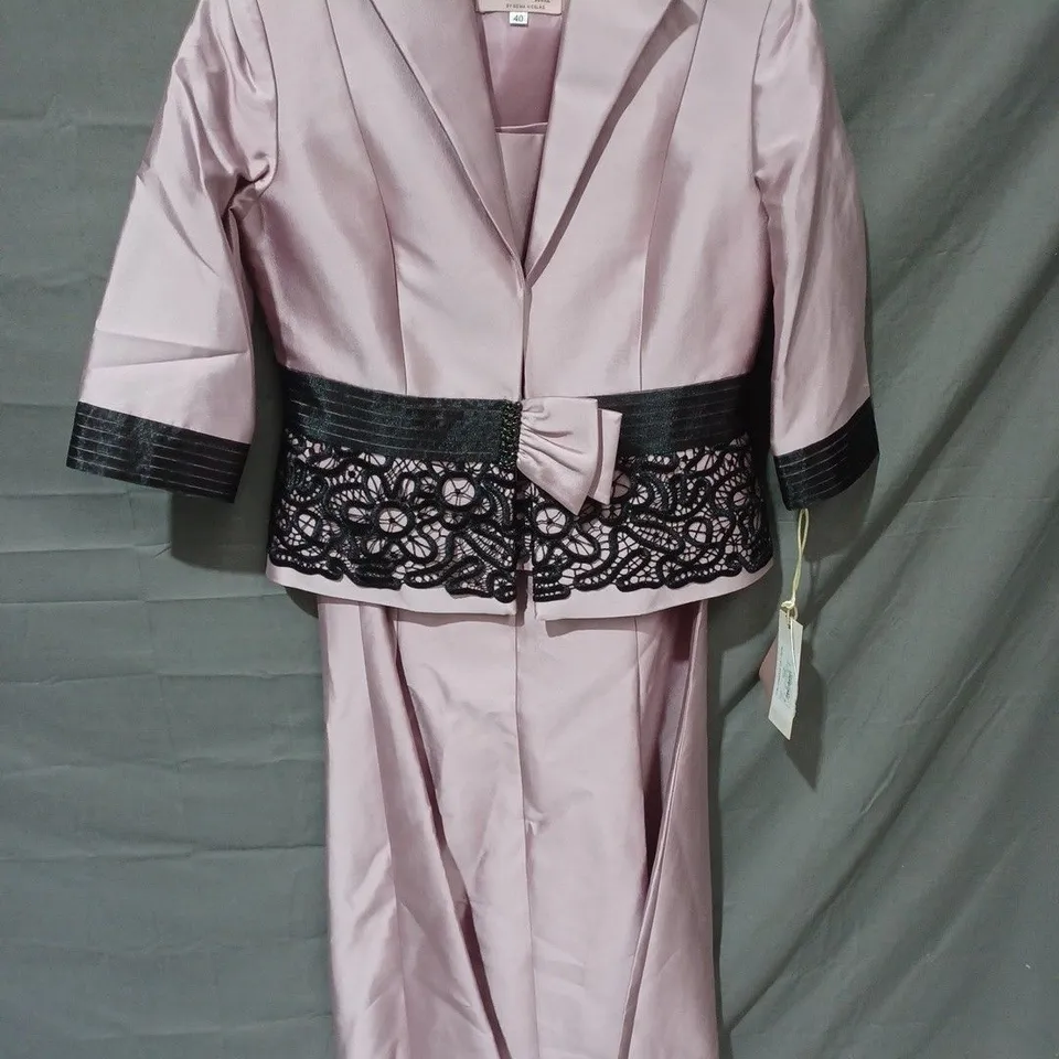 CABOTINE DONNA BY GEMA NICOLAS 3 PIECE JACKET, TOP & SKIRT (CD21795) IN ROSA - UK 10