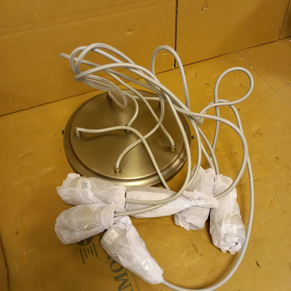 BISTRO 6-LIGHT CEILING LIGHT - ANTIQUED PEWTER FINISH