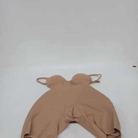 SKIMS ULTIMATE BODY BUTT & HIP PAD MID-THIGH BODYSUIT – CLAY – UK 6 (XS)