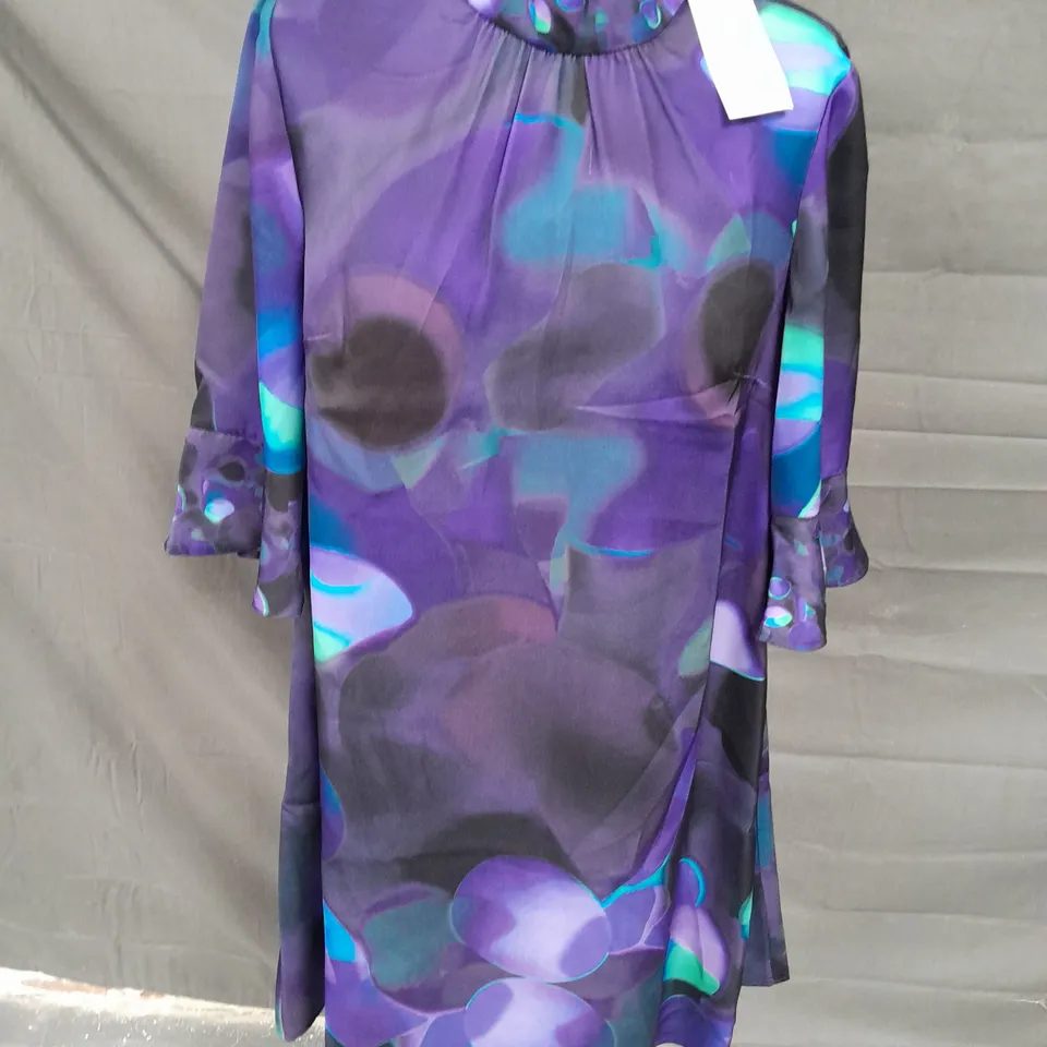 FRENCH CONNECTION EVA HARLOW FLUTED SLEEVE DRESS - 6