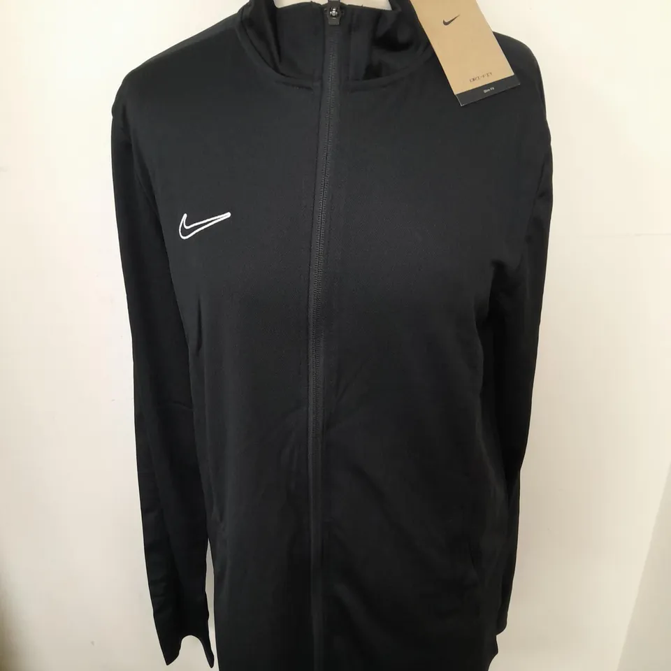 NIKE ZIP THROUGH BLACK MENS JACKET - M