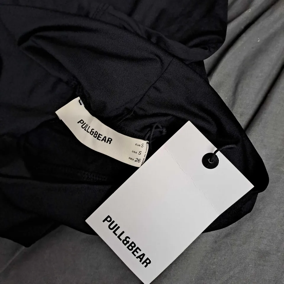 PULL&BEAR LEGGINGS IN BLACK - EU SMALL