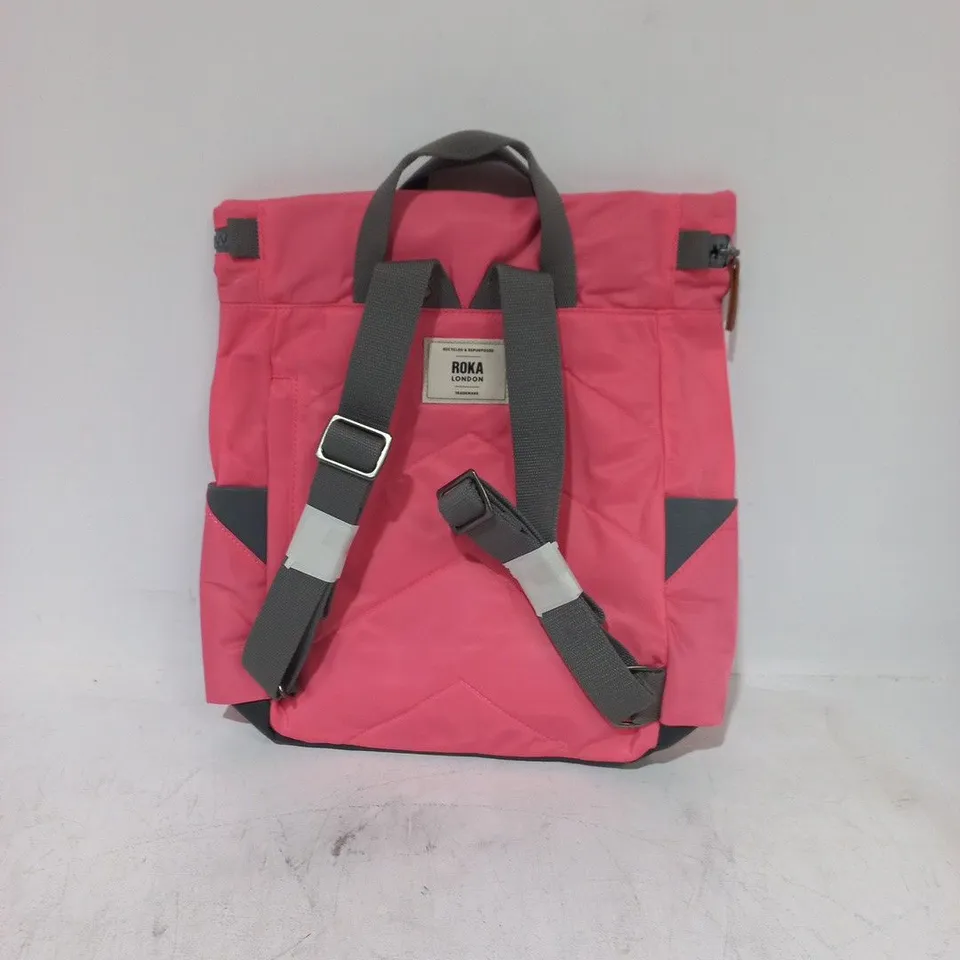 ROKA LONDON BACKPACK IN PINK LEMONADE