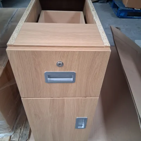 THREE ASSORTED SHELVING UNITS