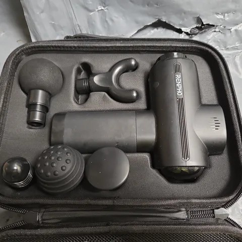 RENPHO MASSAGE GUN (MODEL R-C003) WITH CARRY CASE