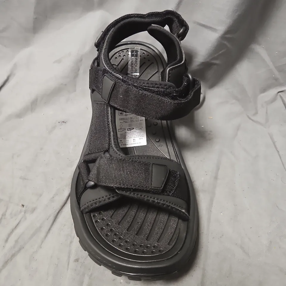 MOUNTAIN WAREHOUSE CRETE SANDAL – BLACK, UK 10 (EU 44, US 11)