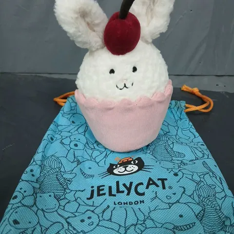JELLYCAT LONDON I AM DAINTY DESSERT BUNNY CUPCAKE PLUSH TOY