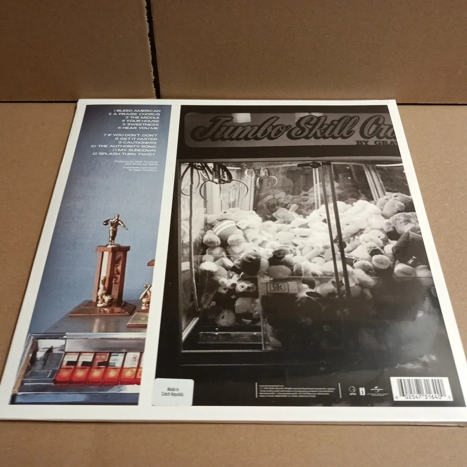 JIMMY EAT WORLD – BLEED AMERICAN POSTER - SEALED - VINYL LP