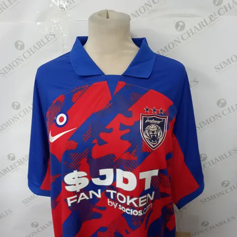 JOHOR FC FOOTBALL JERSEY SIZE XXL