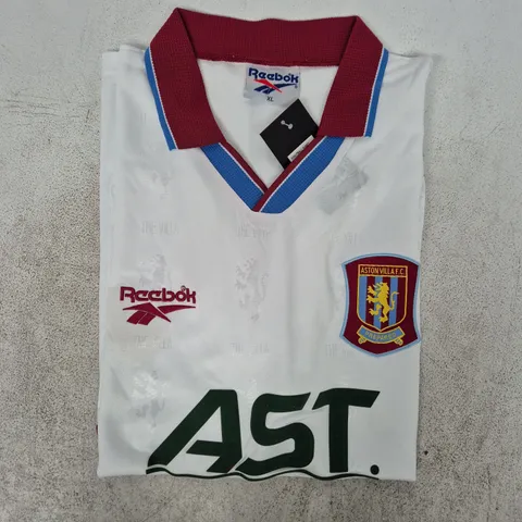 REEBOK ASTON VILLA 1996/97 FOOTBALL JERSEY SIZE XL