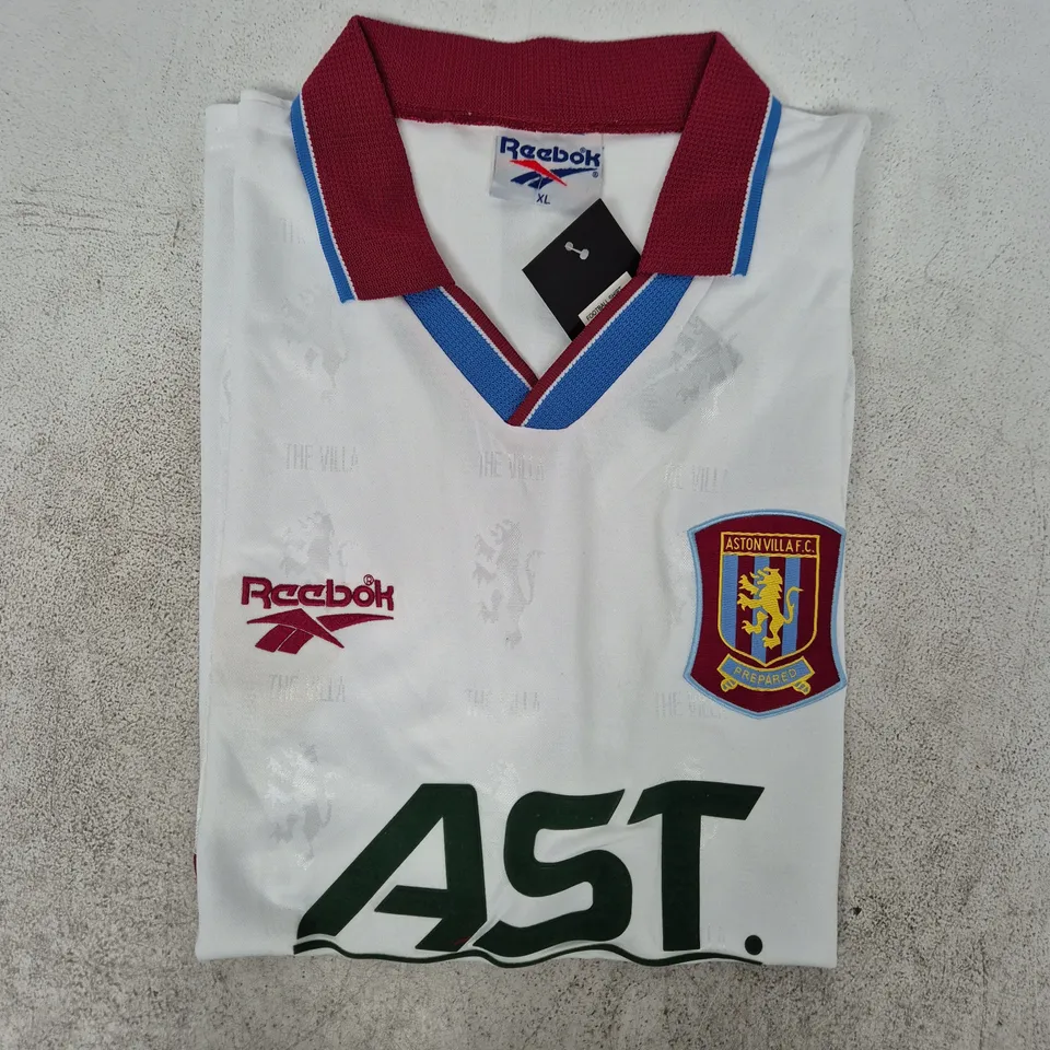 REEBOK ASTON VILLA 1996/97 FOOTBALL JERSEY SIZE XL