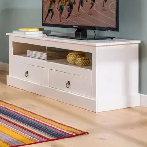BOXED PROVINCE TV UNIT - WHITE (1 BOX)