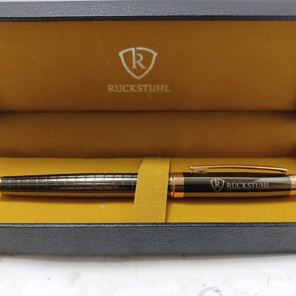 RUCKSTUHL STAINLESS STEEL LUXURY PEN IN GIFT BOX 