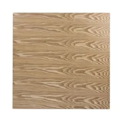BOXED BOLERO DY717 PRE-DRILLED SQUARE TABLE TOP NATURAL ASH VENEER 700MM