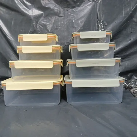 Lock & Lock Nestable Storage Containers Set of 8