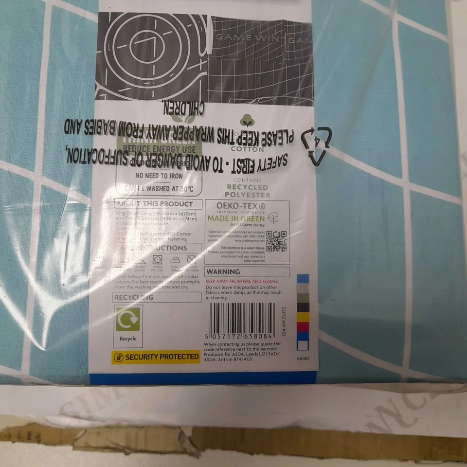 BRAND NEW GEORGE HOME DUVET SET KING SIZE