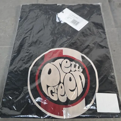 PRETTY GREEN TILBY LOGO T-SHIRT β BLACK β SIZE M