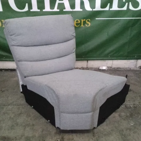 QUALITY DESIGNER CORNER SECTION - GREY FABRIC