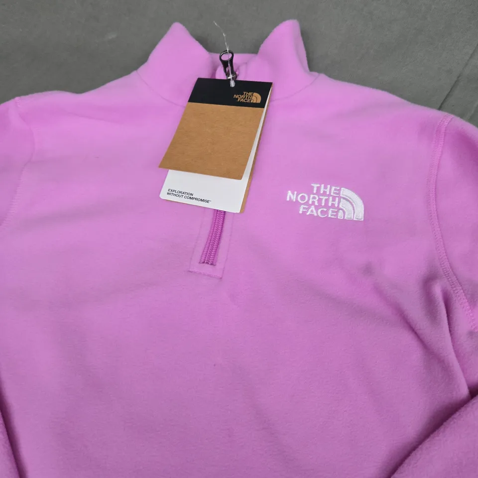 THE NORTH FACE TEEN GLACIER 1/4 FLEECE SIZE L