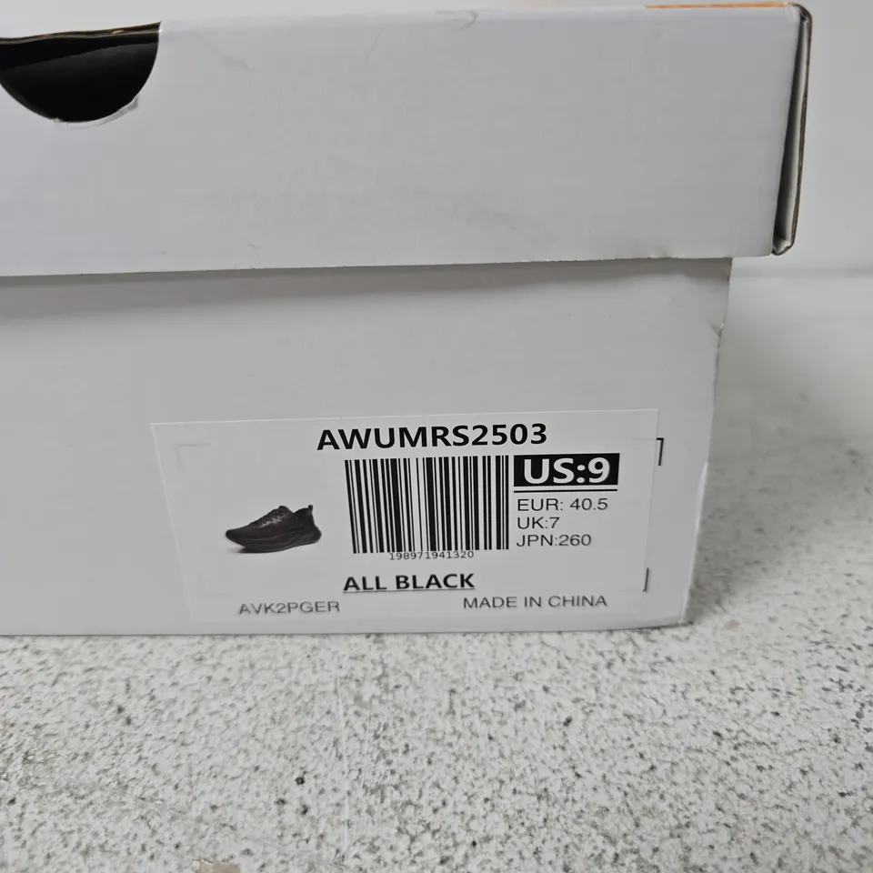 ALLSWIFT BLACK TRAINERS – UK 7 (EU 40.5)