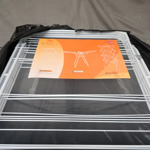 SEALED HOME HUT CLOTHES AIR DRYING RACK IN WHITE