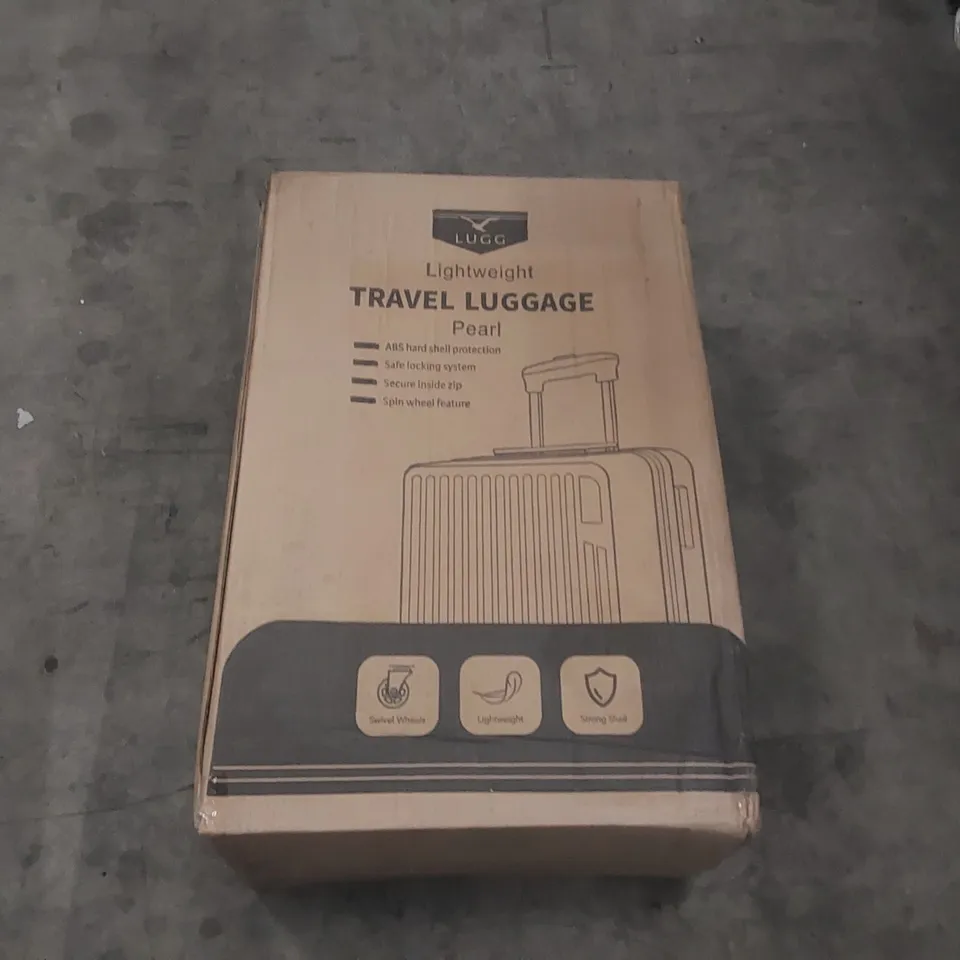 BOXED LUGG LIGHTWEIGHT TRAVEL SUITCASE 