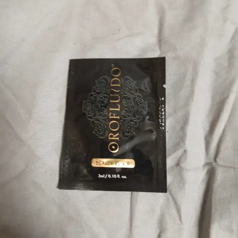 BOX OF APPROXIMATELY 250 OROFLUIDO BEAUTY ELIXIR FOR HAIR – SACHET PACK (3ML EACH) –NO EXPIRY DATE SHOWN 