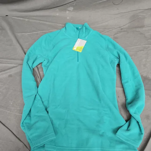 MOUNTAIN WAREHOUSE WOMEN'S FLEECE JACKET – TEAL, SIZE S