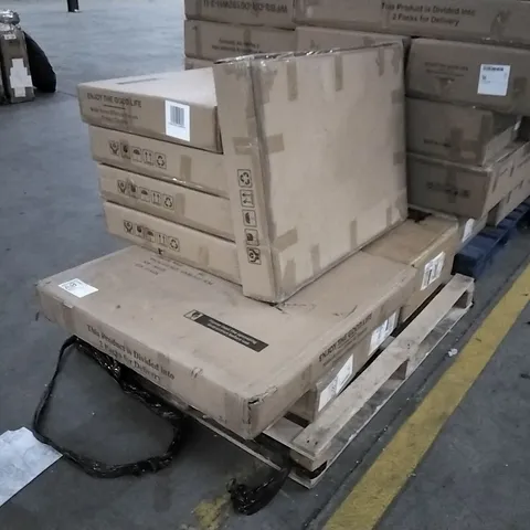 PALLET OF ASSORTED INCOMPLETE DESIGNER FURNITURE PARTS