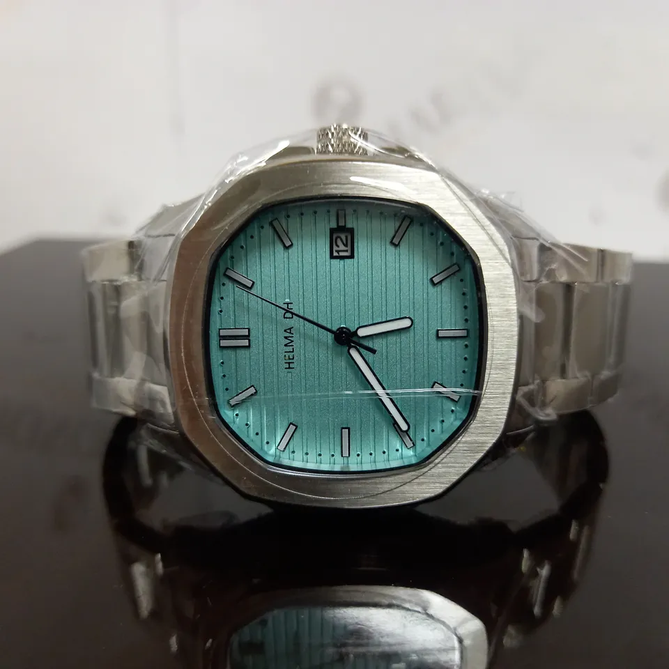 HELMA DH BABY BLUE BRACELET STRAP WRISTWATCH