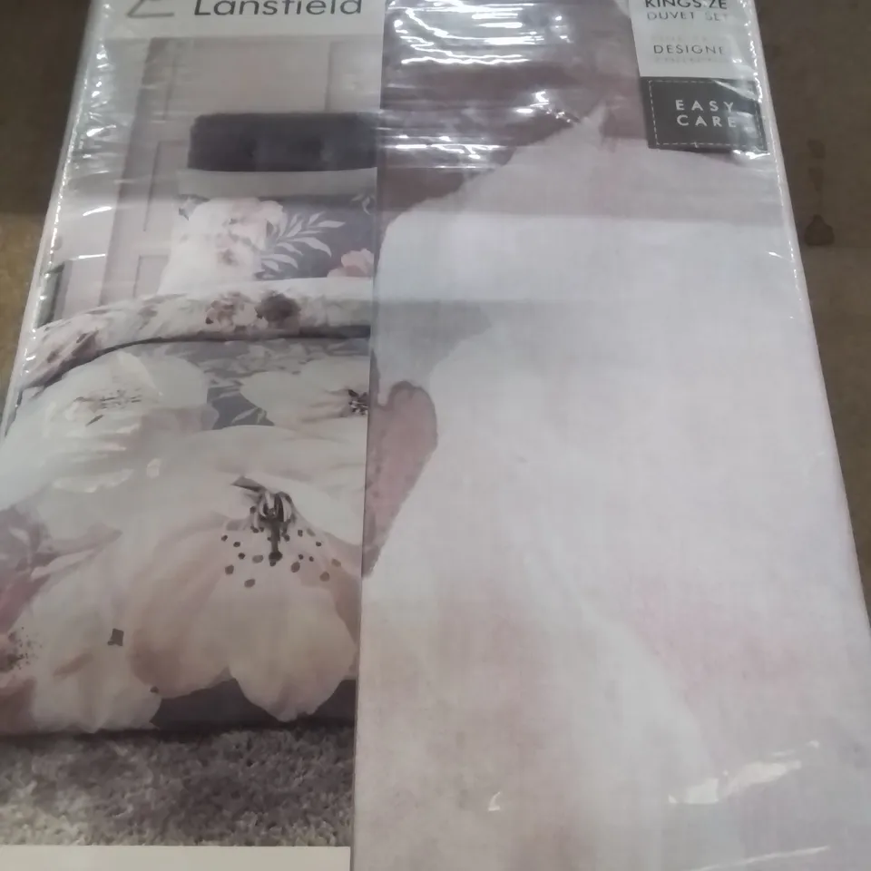 BAGGED CATHERINE LANSFIELD DAYMAR DUVET KING SIZE PERCALE FITTED SHEET 